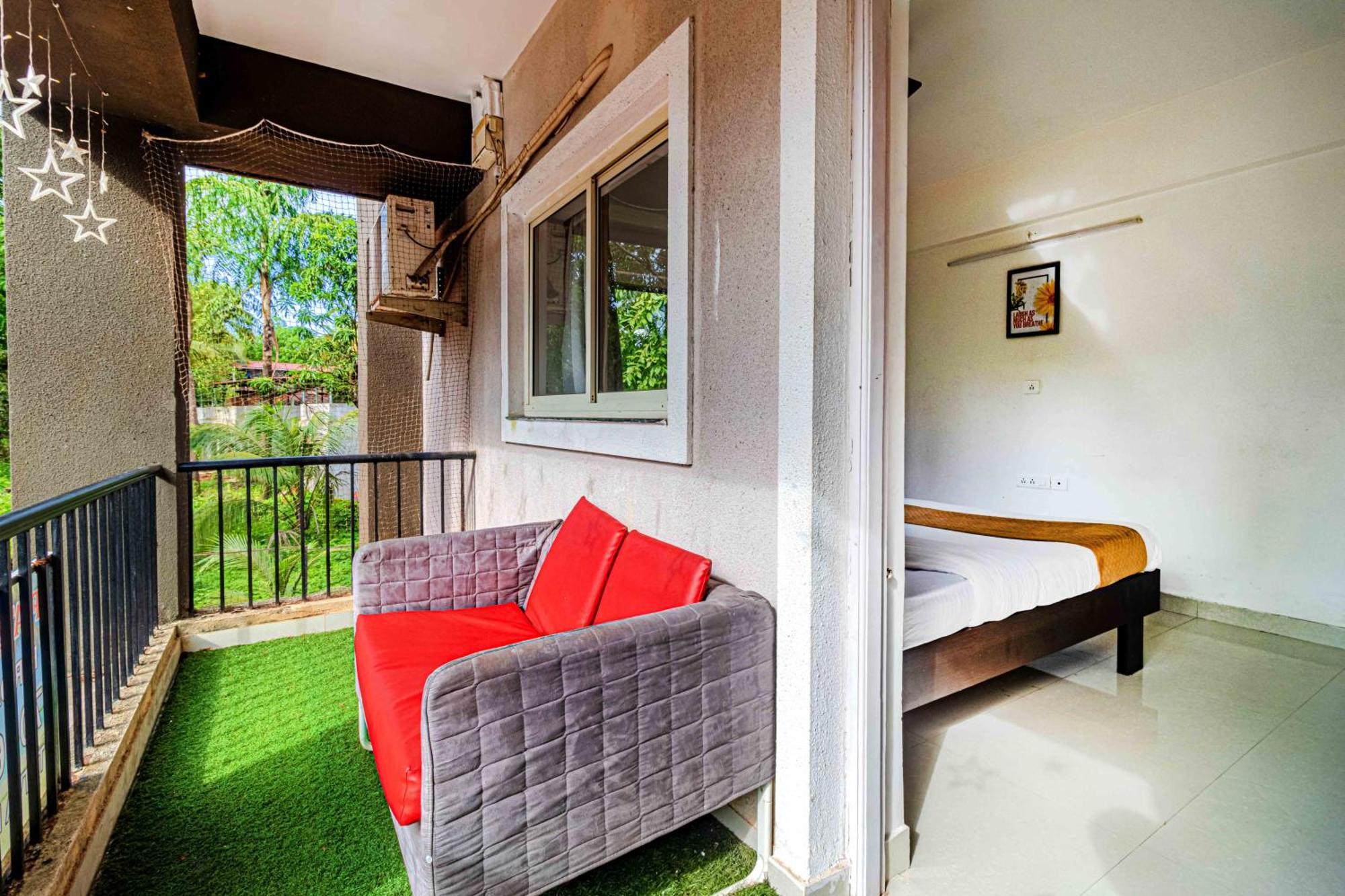 4Bhk Sparkling Apartment Near Beach Pool & Bar 2Bhkx2 Vagator Bilik gambar