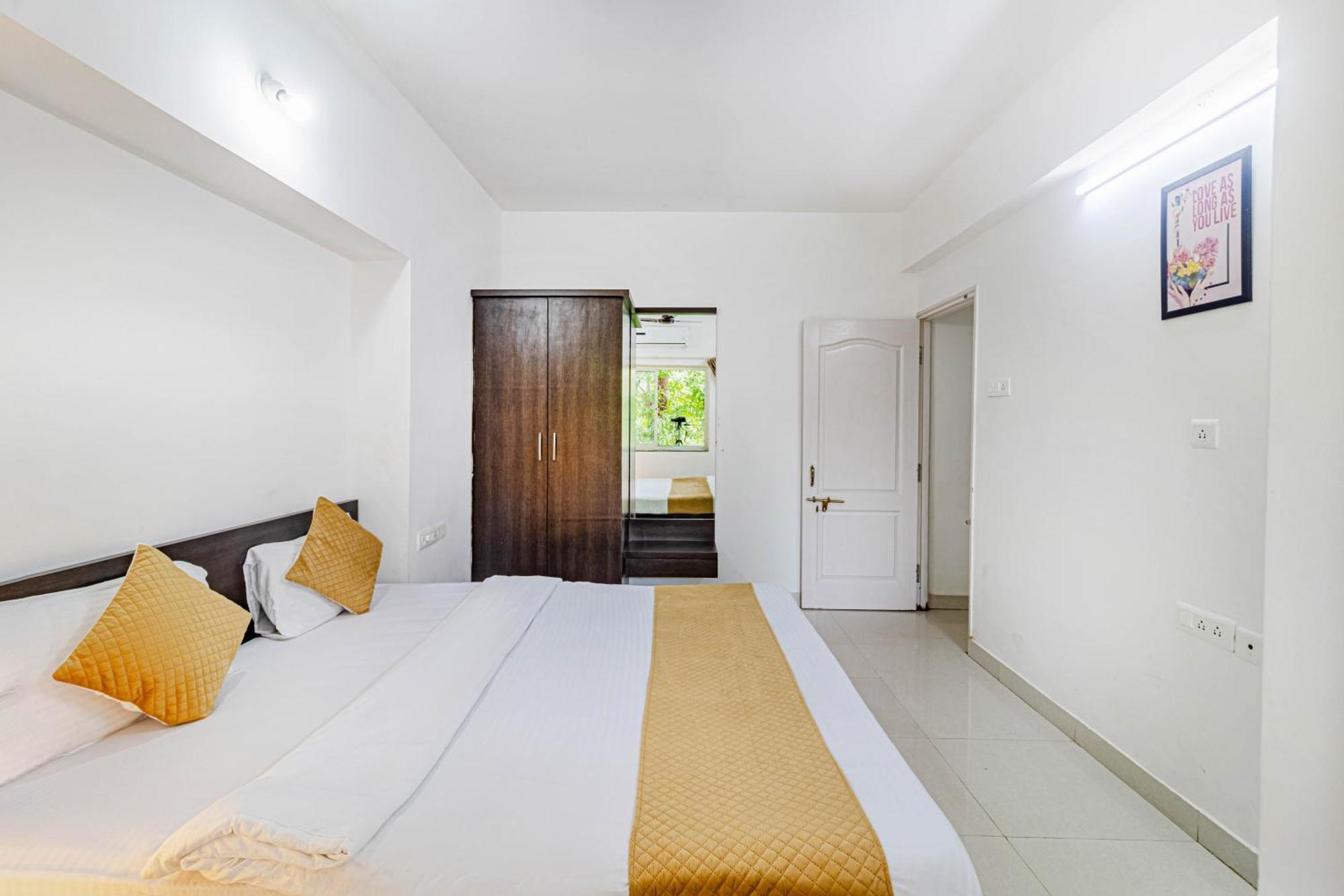 4Bhk Sparkling Apartment Near Beach Pool & Bar 2Bhkx2 Vagator Bilik gambar