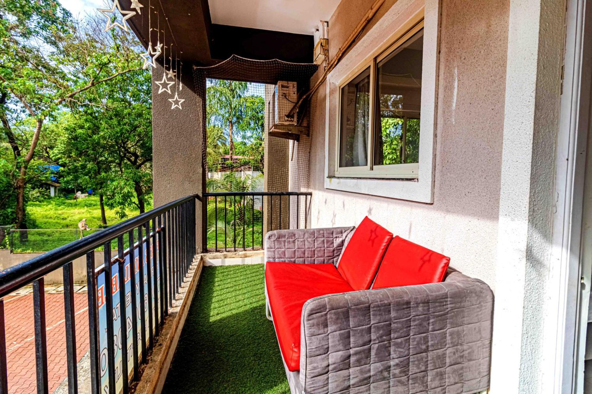 4Bhk Sparkling Apartment Near Beach Pool & Bar 2Bhkx2 Vagator Bilik gambar