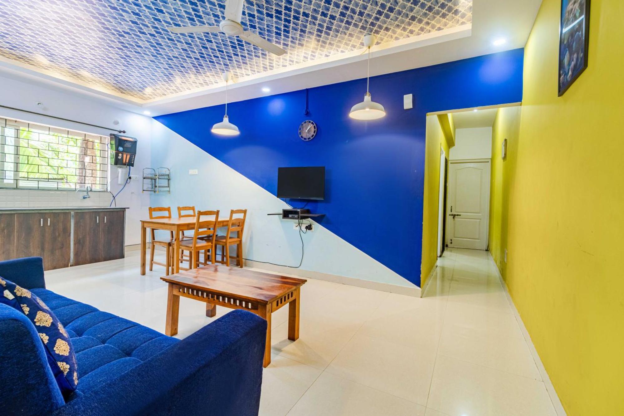 4Bhk Sparkling Apartment Near Beach Pool & Bar 2Bhkx2 Vagator Bilik gambar